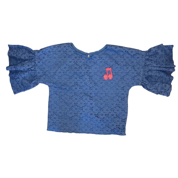 Mini Rodini Blue Lace Frill Outfit - Picture 2 of 12